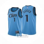 Camiseta Los Angeles Clippers James Harden NO 1 Ciudad 2024-25 Azul